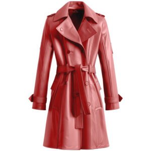 The Women’s Tea Pink Genuine Sheepskin Trench Leather Coat is a sophisticated blend of style, comfort, and luxury. Crafted from high-quality genuine sheepskin, this knee-length coat in a stunning tea pink color offers both warmth and a soft, luxurious feel Its exquisite style makes it an absolute must-have for every fashion-conscious woman.